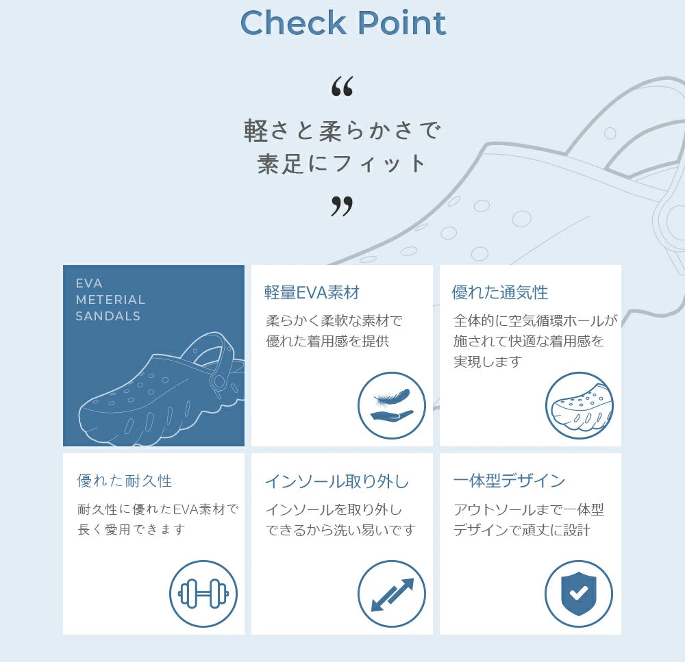 クロッグサンダル 2WAY 夏用 クラシックサンダル メンズ レディース evaサンダル プール 水遊び 外履き 水陸両用 軽量 スリッパ ビーチ 通気性 カジュアルサマーシューズ