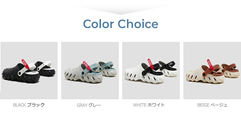 クロッグサンダル 2WAY 夏用 クラシックサンダル メンズ レディース evaサンダル プール 水遊び 外履き 水陸両用 軽量 スリッパ ビーチ 通気性 カジュアルサマーシューズ