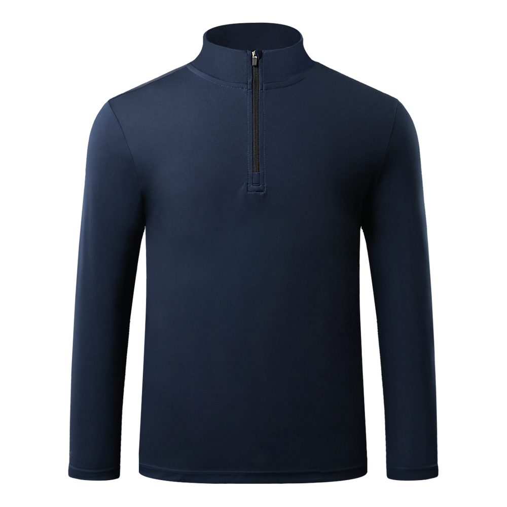 ARMEDES アルメデス Tシャツ 接触冷感 ジップアップ スパッツ 長袖 テックフィット メンズ M-2XL ブラック/ネイビー オールシーズン AR205 送料無料