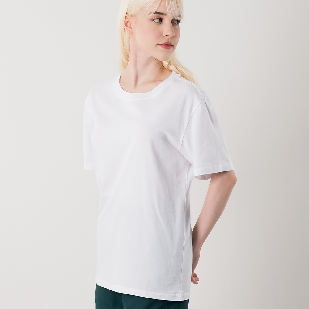 ARMEDES アルメデス Tシャツ 型崩れ防止 ラウンド 半袖 コットン ユニセックス 男女兼用 S-2XL ブラック/ホワイト オールシーズン AR502 送料無料