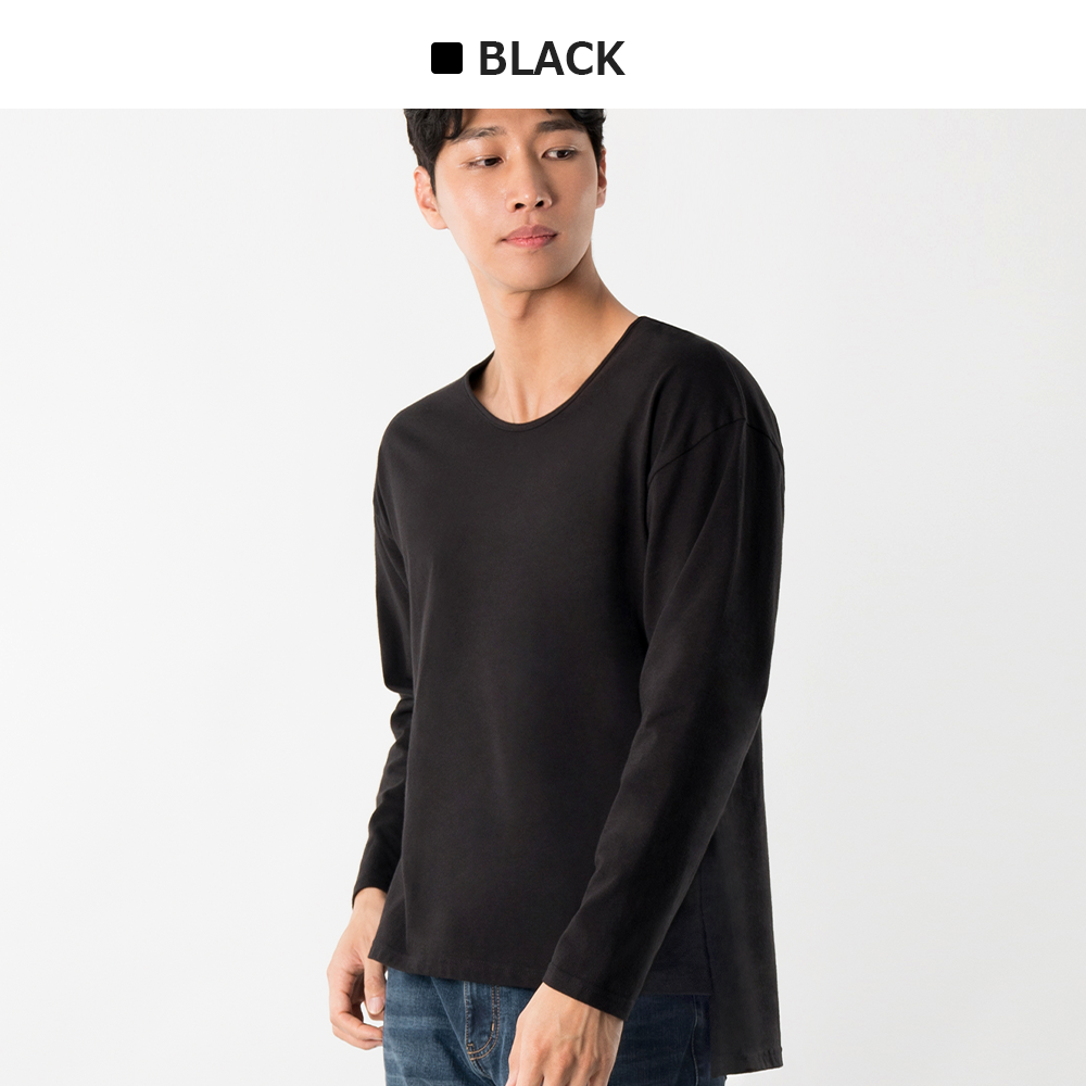 ARMEDES アルメデス Tシャツ 形状記憶 通気性 長袖 ピュアコットン100% ユニセックス 男女兼用 M-2XL ブラック/ホワイト オールシーズン AR510 送料無料