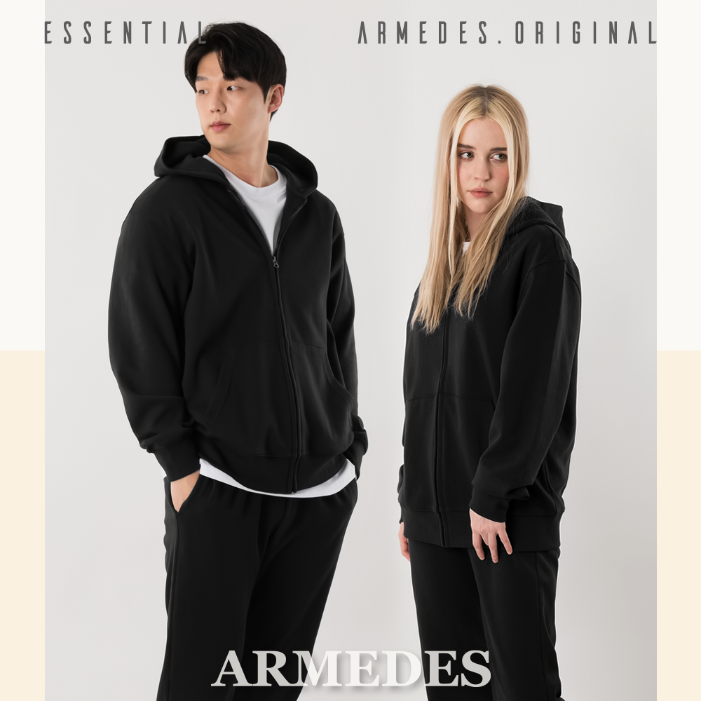 ARMEDES アルメデス プレミアム フーディー パーカー 防寒 特厚裏起毛 ジップアップ ユニセックス 男女兼用 S-2XL 全8色 AR515 送料無料