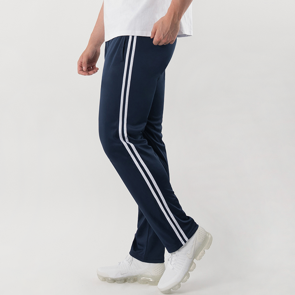 ARMEDES アルメデス ジャージ パンツ 通気性 吸汗速乾 ストレッチ 2ライン スリムフィット ロングパンツ ドライ素材 ウエスト調節紐 ポケット付き メンズ M-2XL 全4色 オールシーズン AR74 送料無料