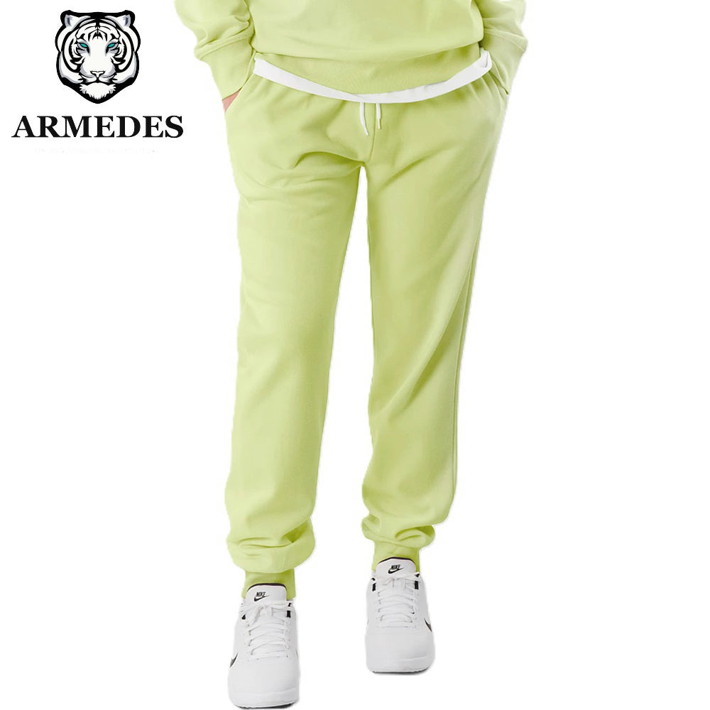 ARMEDES アルメデス トレーニング バンディング ジョガーパンツ プレミアム生地 通気性 ロング パンツ ユニセックス 男女兼用 S-2XL 全8色 AR516 送料無料