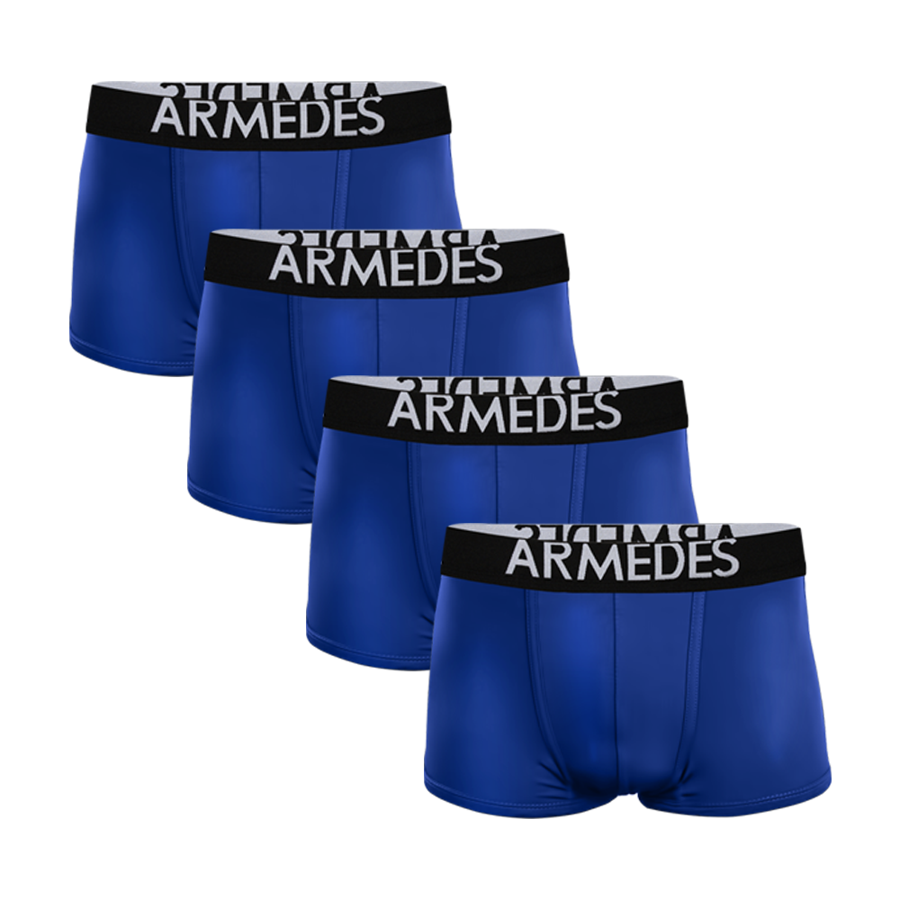 ARMEDES アルメデス アンダーウェア ボクサーパンツ 4枚セット カール防止 吸汗速乾 速乾性抜群 ドライ素材 メンズ 全13色 M-XXXL AR-04 送料無料