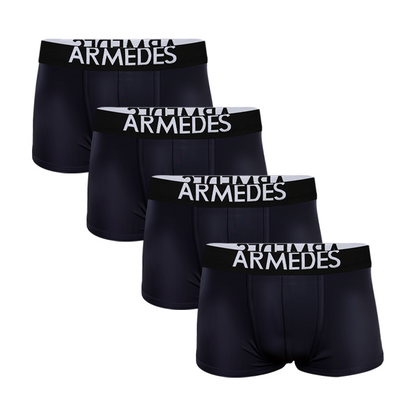 ARMEDES アルメデス アンダーウェア ボクサーパンツ 4枚セット カール防止 吸汗速乾 速乾性抜群 ドライ素材 メンズ 全13色 M-XXXL AR-04 送料無料