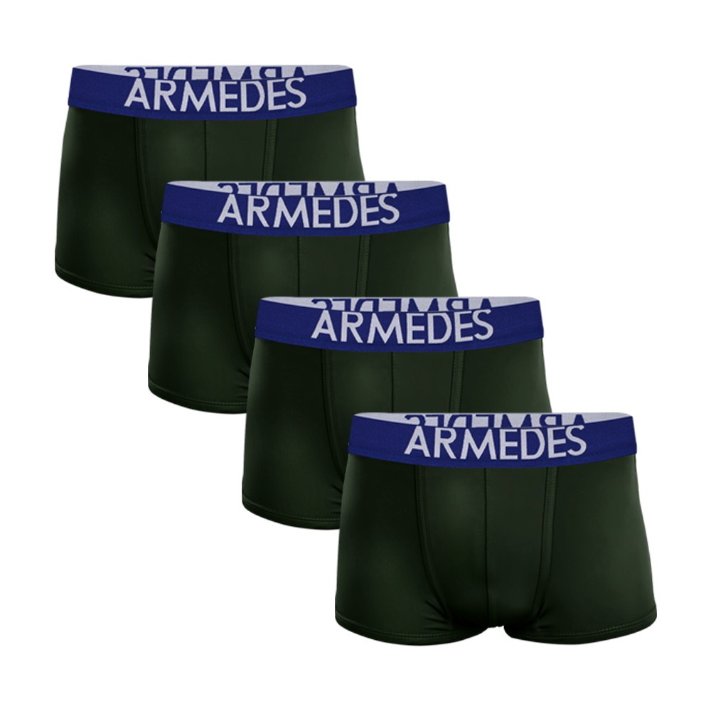 ARMEDES アルメデス アンダーウェア ボクサーパンツ 4枚セット カール防止 吸汗速乾 速乾性抜群 ドライ素材 メンズ 全13色 M-XXXL AR-04 送料無料