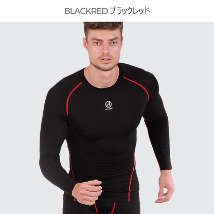 ARMEDES アルメデス コンプレッション インナー 接触冷感 吸汗速乾 スーパードライ 半袖 Tシャツ テックフィット 丸首 メンズ M-XXL 全8色 オールシーズン AR131 送料無料 (Copy)