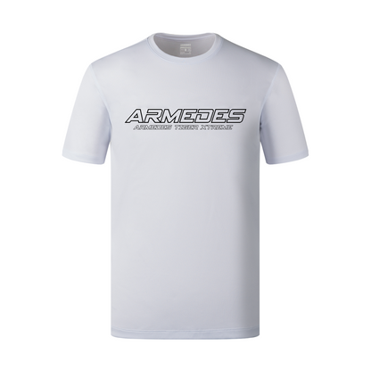 送料無料 ARMEDES アルメデス 半袖Tシャツ 接触冷感 吸汗速乾 UVカット メンズ オールシーズン S-XXL | アンダーウェア トレーニングウェア ランニング スパッツ ネコポス ポイント消化