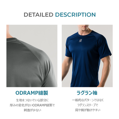 送料無料 ARMEDES アルメデス 機能性 半袖Tシャツ 接触冷感  吸汗速乾 優れた伸縮性 UVカット オールシーズン インナー コンプレッションインナー M-XXL | アンダーウェア トレーニングウェア ランニング フィットネス ジム ネコポス ポイント消化