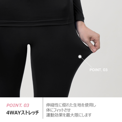 送料無料 ARMEDES アルメデス  ノーワイゾーンレギンス NO-YZONE スリムフィット leggings インナー レディース ストレッチ スポーツ 下着 ヨガウェア ランニング パンツ ダンス ジョギング ネコポス