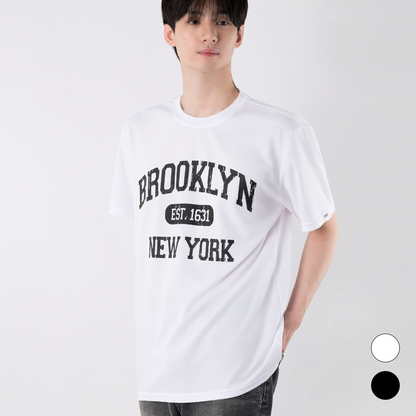 ARMEDES アルメデス Tシャツ 接触冷感 吸汗速乾 アートグラフィック 半袖 ドライ素材 ユニセックス 男女兼用 S-3XL ブラック/ホワイト オールシーズン AR802 送料無料