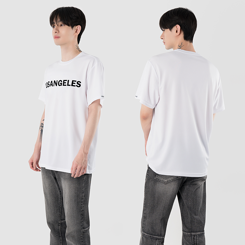 ARMEDES アルメデス Tシャツ 接触冷感 吸汗速乾 アートグラフィック 半袖 ドライ素材 ユニセックス 男女兼用 S-3XL ブラック/ホワイト オールシーズン AR812 送料無料