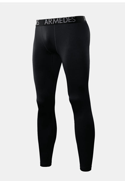 【ARMEDES】 アルメデス 発熱 防寒 保温 起毛 コンプレッションインナー ロングタイツ 9分丈 前閉じ ボトムス 秋 冬 スーパードライ テックフィット メンズ 吸汗速乾 伸縮性 速乾性 スポーツインナー トレーニング ジム 送料無料 M-2XL 全4カラー AR33