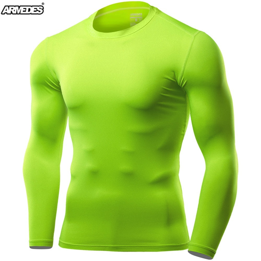 送料無料 ARMEDES アルメデス 接触冷感 コンプレッション メンズ オールシーズン インナー アンダーシャツ 長袖 丸首 M-XXL シャツ tシャツ インナーシャツ アンダーウェア コンプレッションウェア トレーニングウェア ゴルフ 野球 ネコポス