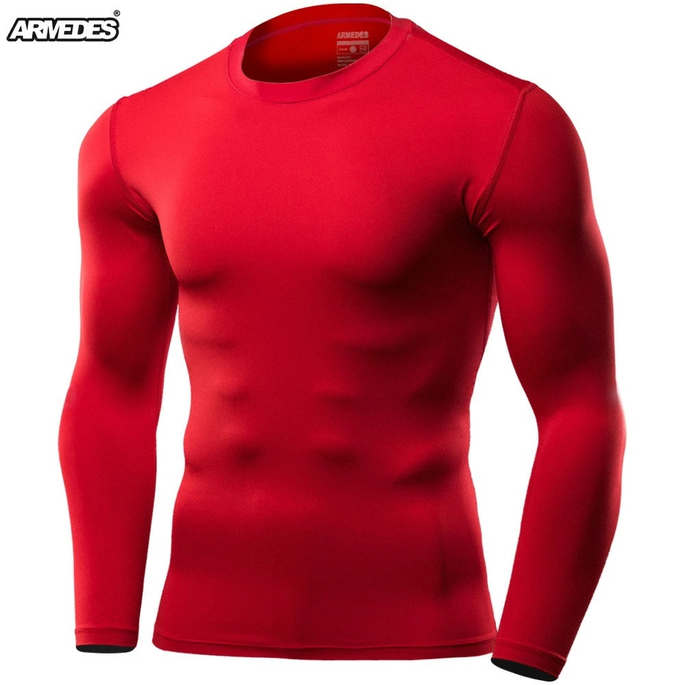 送料無料 ARMEDES アルメデス 接触冷感 コンプレッション メンズ オールシーズン インナー アンダーシャツ 長袖 丸首 M-XXL シャツ tシャツ インナーシャツ アンダーウェア コンプレッションウェア トレーニングウェア ゴルフ 野球 ネコポス