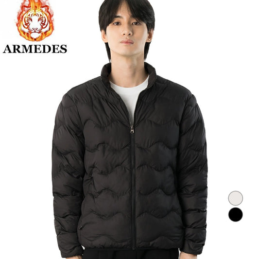 ARMEDES アルメデス 男女兼用 軽量 中綿 パディングジャケット 防寒 防風 撥水 あったか 秋冬 アウター コート メンズ レディース 通勤 通学 アウトドア AR615