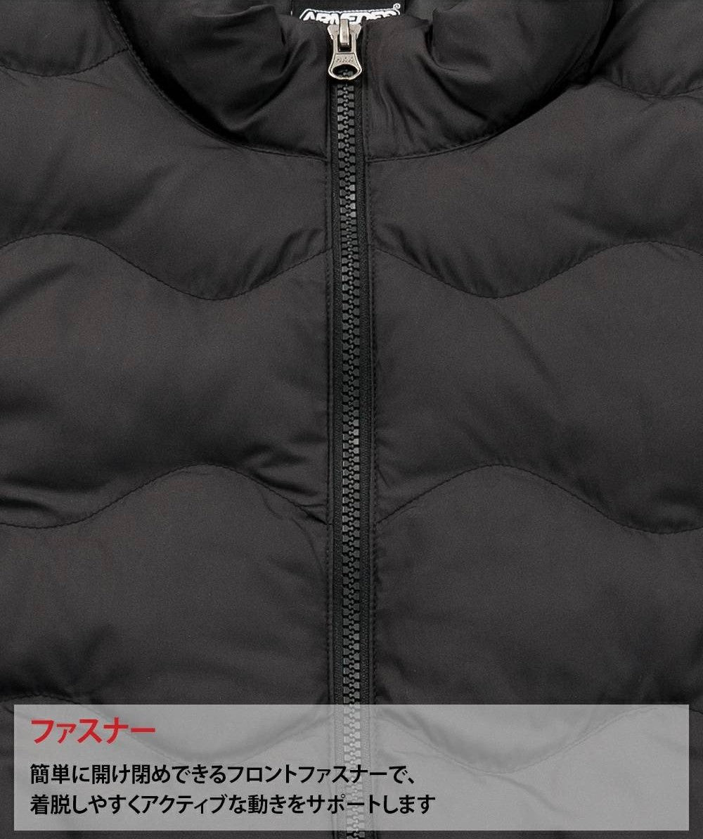 ARMEDES アルメデス 男女兼用 軽量 中綿 パディングジャケット 防寒 防風 撥水 あったか 秋冬 アウター コート メンズ レディース 通勤 通学 アウトドア AR615