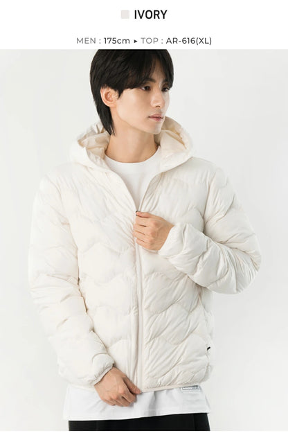 ARMEDES アルメデス 男女兼用 軽量 中綿 フードジャケット ダウン風 コート アウター 防寒 防風 撥水 あったか ジャンパー ブルゾン 冬 アウトドア 通勤 通学 送料無料 AR616