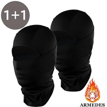 ARMEDES アルメデス バラクラバ ネックウォーマー フェイスマスク 2枚セット バフ BUFF 防寒 ストレッチ 軽量 保温性生地 起毛生地 ユニセックス 男女兼用 フリーサイズ 全5色 冬 AR18 送料無料