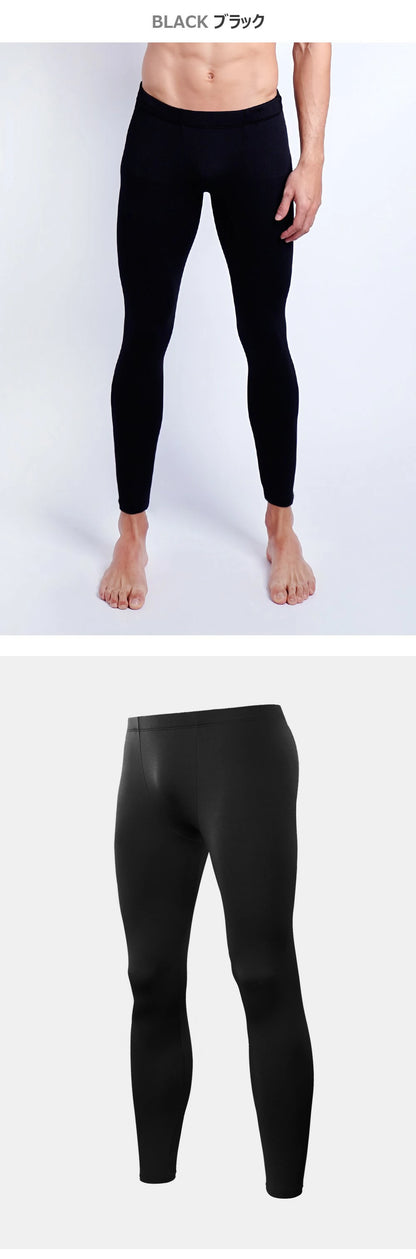 【ARMEDES】 アルメデス 発熱 防寒 保温 起毛 ヒートテック コンプレッションインナー ロングタイツ 9分丈 前閉じ ボトムス 秋 冬 スーパードライ テックフィット メンズ 吸汗速乾 伸縮性 速乾性 スポーツインナー トレーニング ジム 送料無料 M-2XL 全4色 AR22