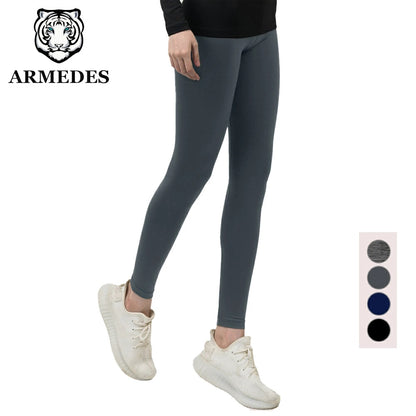 ARMEDES アルメデス レギンス タイツ スパッツ 起毛素材 防寒 保温 レディース ヒートテック コンプレッションインナー ロングタイツ 9分丈 ボトムス スリム 冬 レディース 吸汗速乾 伸縮性 速乾性 スポーツインナー トレーニング ジム S-L 全4色 AR40 送料無料