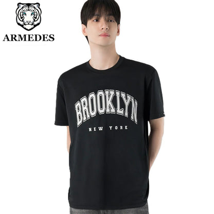 ARMEDES アルメデス Tシャツ 接触冷感 吸汗速乾 アートグラフィック 半袖 ドライ素材 ユニセックス 男女兼用 S-3XL ブラック/ホワイト オールシーズン AR810 送料無料