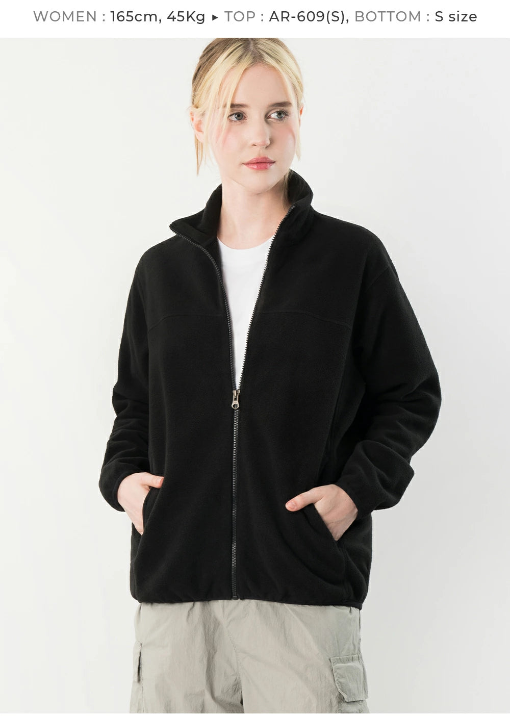 ARMEDES アルメデス 男女兼用 フリース  ジップアップジャケット 防寒 あったか 軽量 長袖 アウター メンズ レディース ユニセックス 秋冬 部屋着 アウトドア AR609