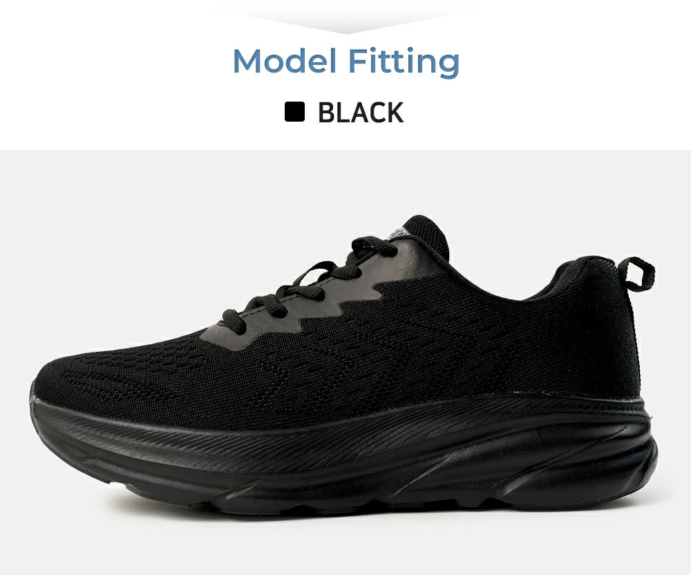 ランニングシューズ メンズ 超軽量 疲れにくい スニーカー アルメデス 【驚きの通気性】 ウォーキングシューズ 運動靴 メッシュ ジム ジョギング 黒 クッション 滑り止め 幅広 おしゃれ 通勤 通学 AR2003